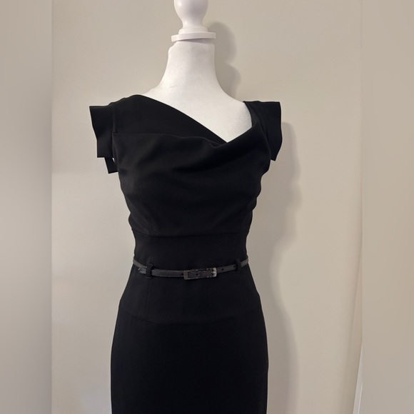 Black Halo Jackie O black dress - Picture 7 of 12